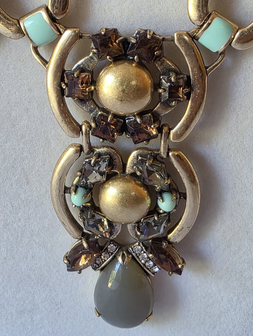 Stella & Dot Gold Tone Livvy Statement Bib Necklace - Picture 2 of 9